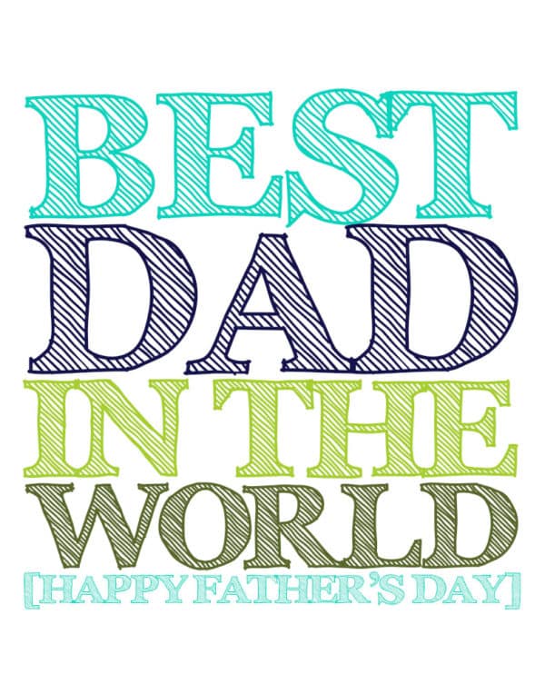 Homemade Father's Day Printables | Free Printable