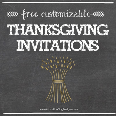 Thanksgiving Invitation Free Printable