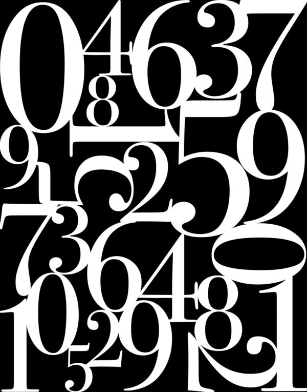 Number Typography Printables | Free Printables Included