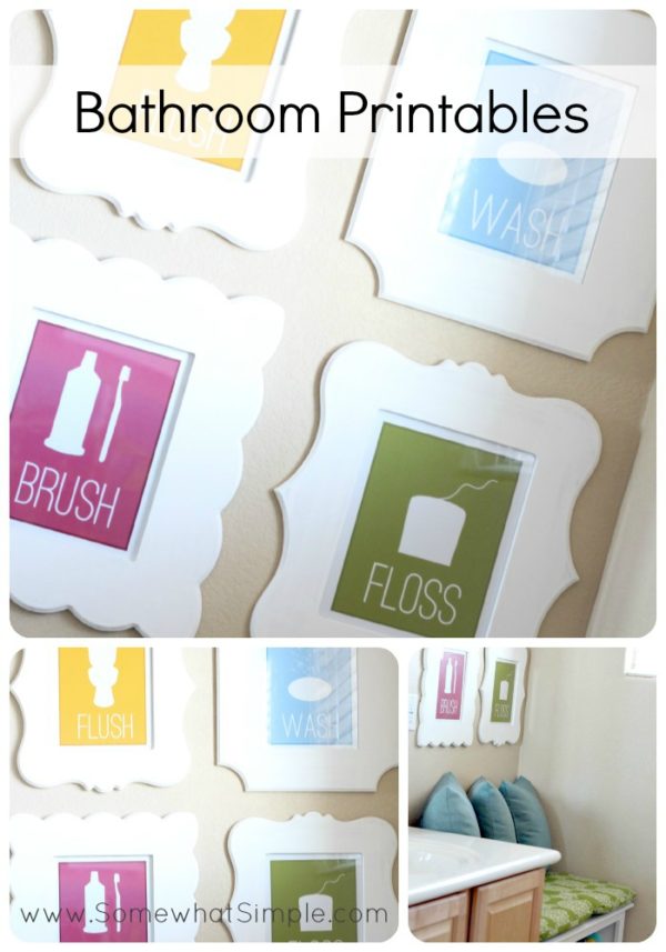 Free Printable Bathroom Art Free Printable Included