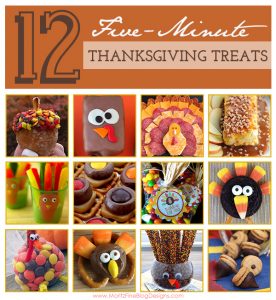 {12} 5-Minute Thanksgiving Treats | Easy Last Minute Thanksgiving Ideas