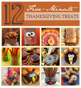 {12} 5-minute Thanksgiving Treats 