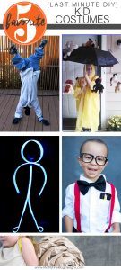 LAST MINUTE DIY KID HALLOWEEN COSTUMES | Friday Favorite 5