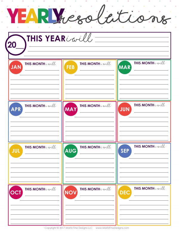 New Year Planning Template