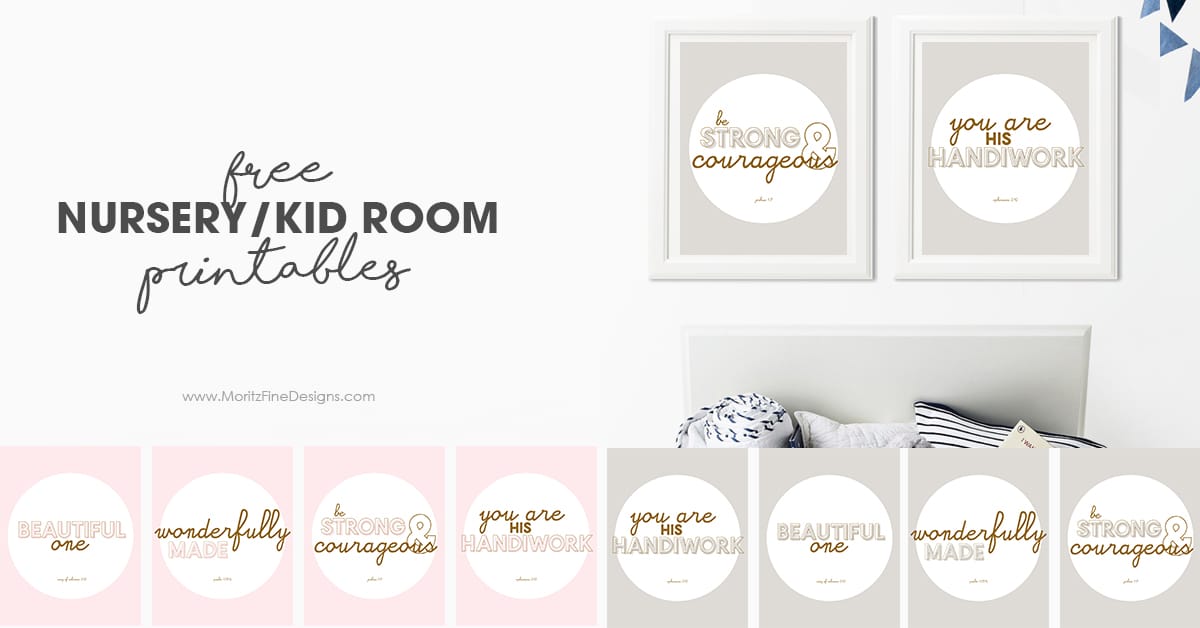 Adorable Nursery & Kids Room Printable | Free Printable