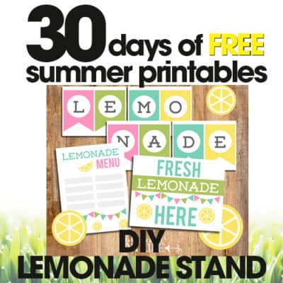 30 Days of FREE Summer Printables