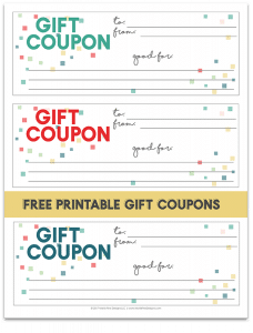 10 Experience Gifts to Give This Holiday Season + Printable Gift Coupon