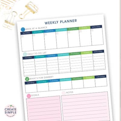 2018 Monthly Planner | Free Printable Calendar, 2-Page Spread