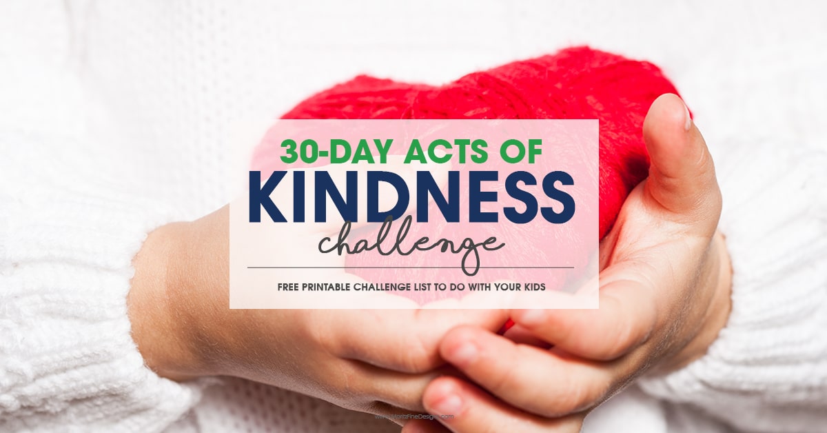 Download 30-Day Acts of Kindness Challenge | Free Printable ...