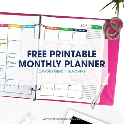 Free Printable Weekly Planner—Calendar, Meals, To-Do List