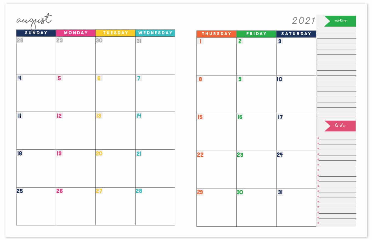 2020 2021 monthly calendar planner free printable calendar download