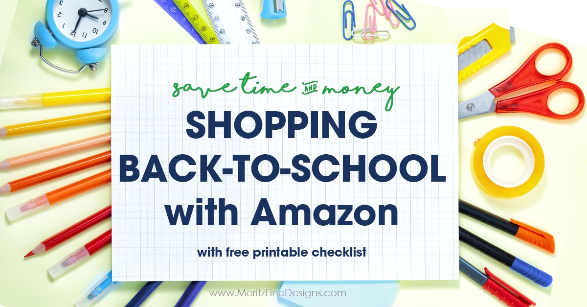 Save Time & Money by Shopping Amazon for Back to School