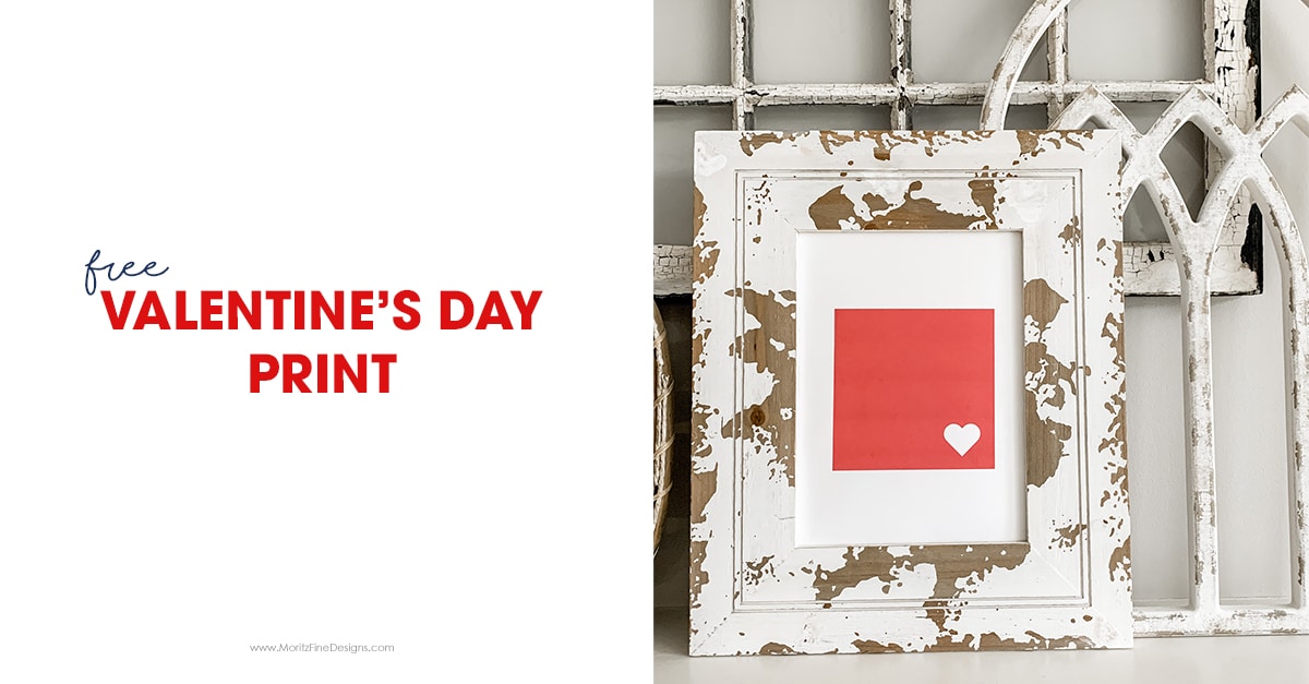 Valentine's Day Home Decor Printable | Free Digital Download