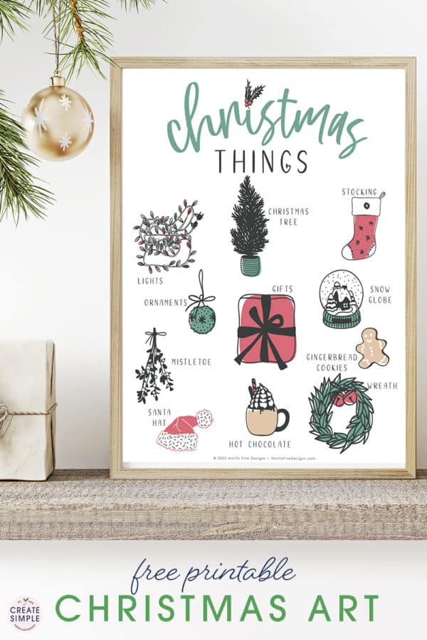 Free Printable Christmas Art