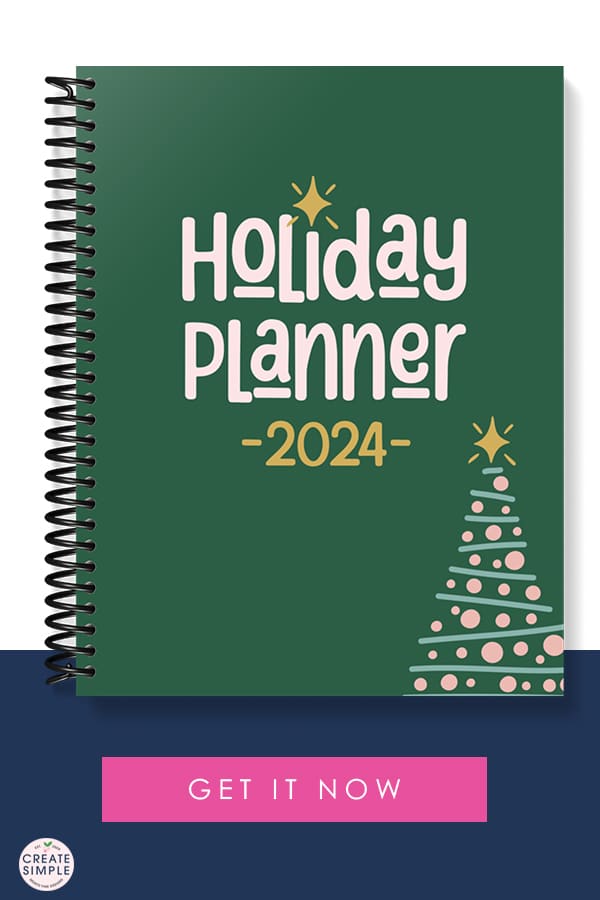 Use the Holiday Planner & Organizer to get ahead on all holiday tasks including menu planning, gift buying and tracking, budgeting and more.